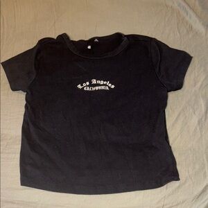 Garage Black Short Sleeve Tee